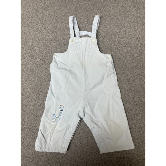Vintage Health-Tex Blue embriodered Overalls Size 24 months - Picture 1 of 9